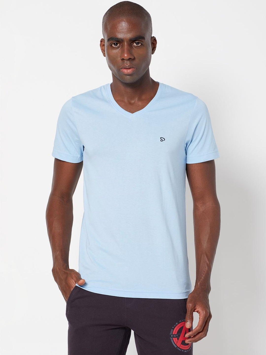 MACHO Cotton V-Neck T-shirt