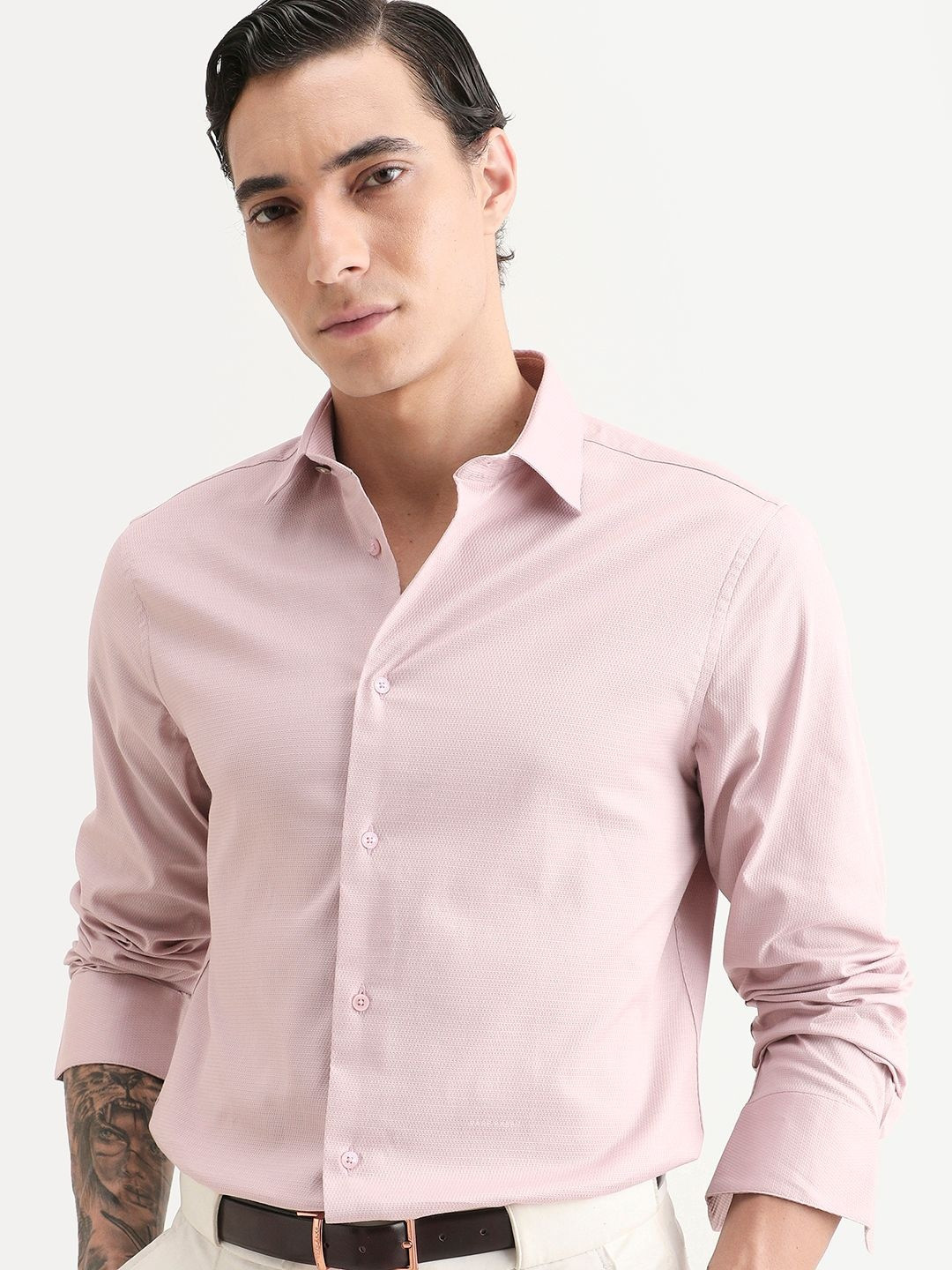 RARE RABBIT Garahs Polycotton Short Sleeves Shirt