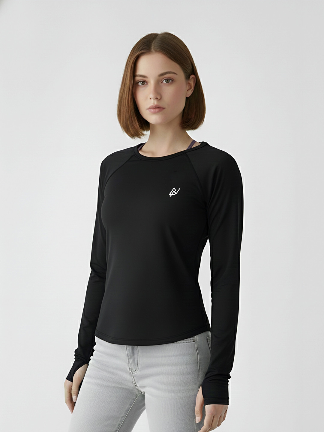 NEXSUS Women Full Sleeve Casual Fit Activewear TShirt