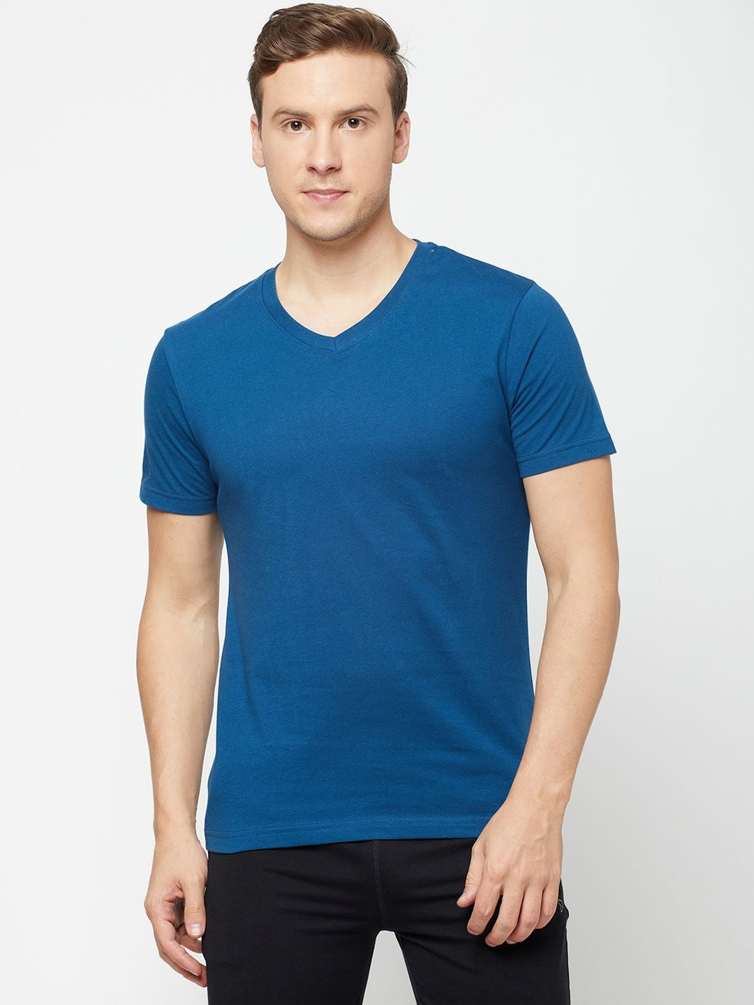 MACHO Cotton V-Neck T-shirt