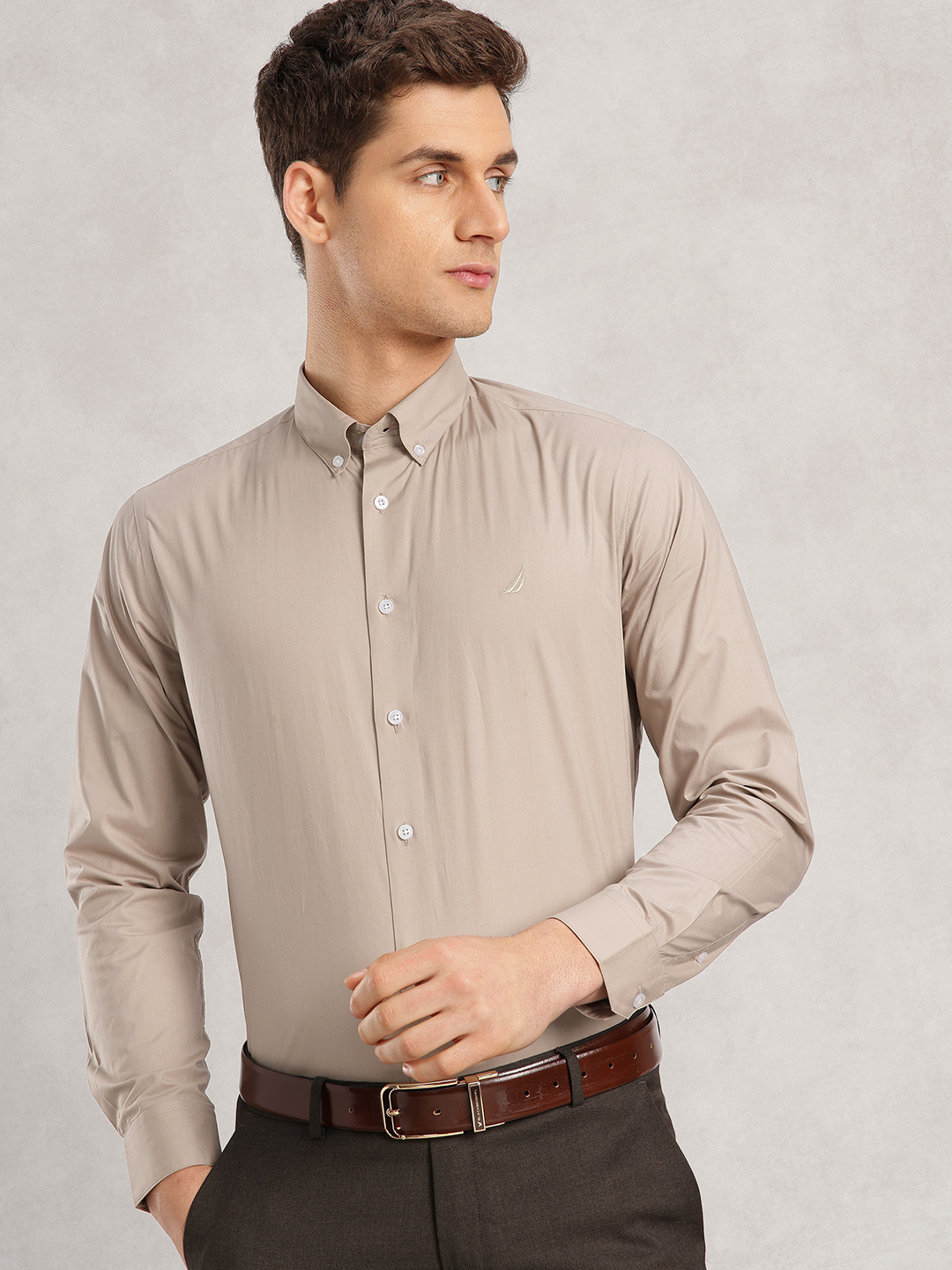 Nautica Slim Fit Pure Cotton Formal Shirt