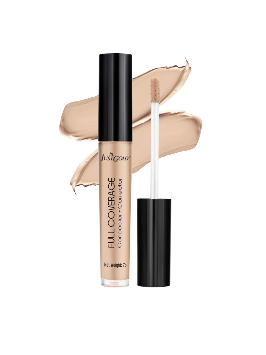 JUSTGOLD Matte Finish Full Coverage Liquid Concealer + Corrector - 30 g - Shade - 03