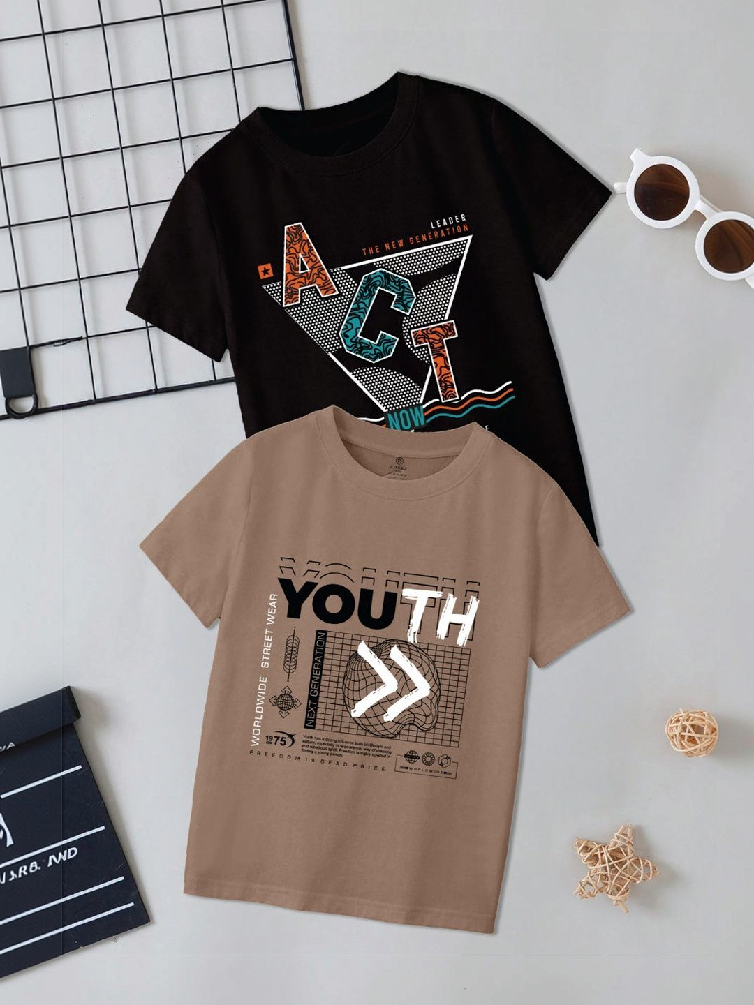 CODEZ Boys Cotton Tshirts