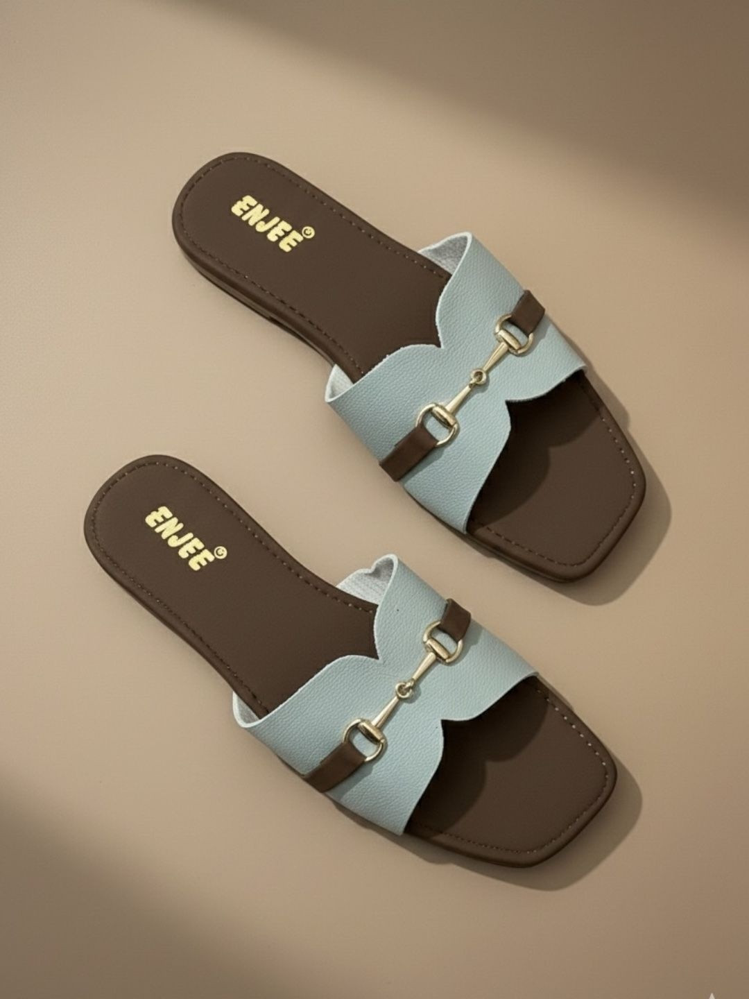 Enjee Women Open Toe Flats