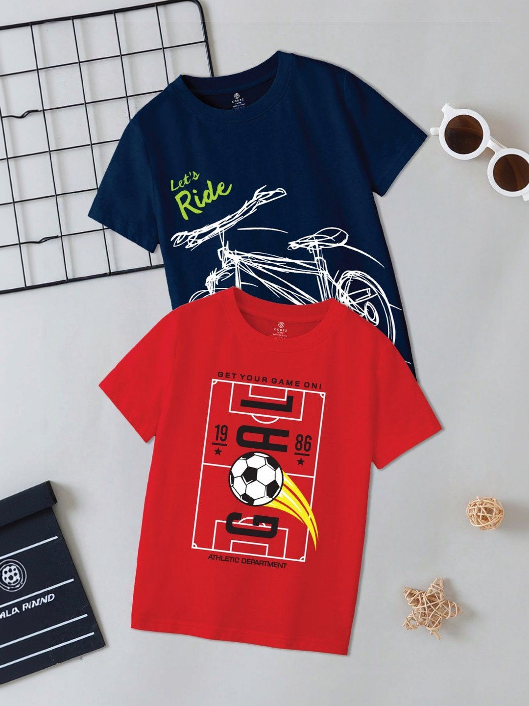 CODEZ Boys Cotton Tshirts