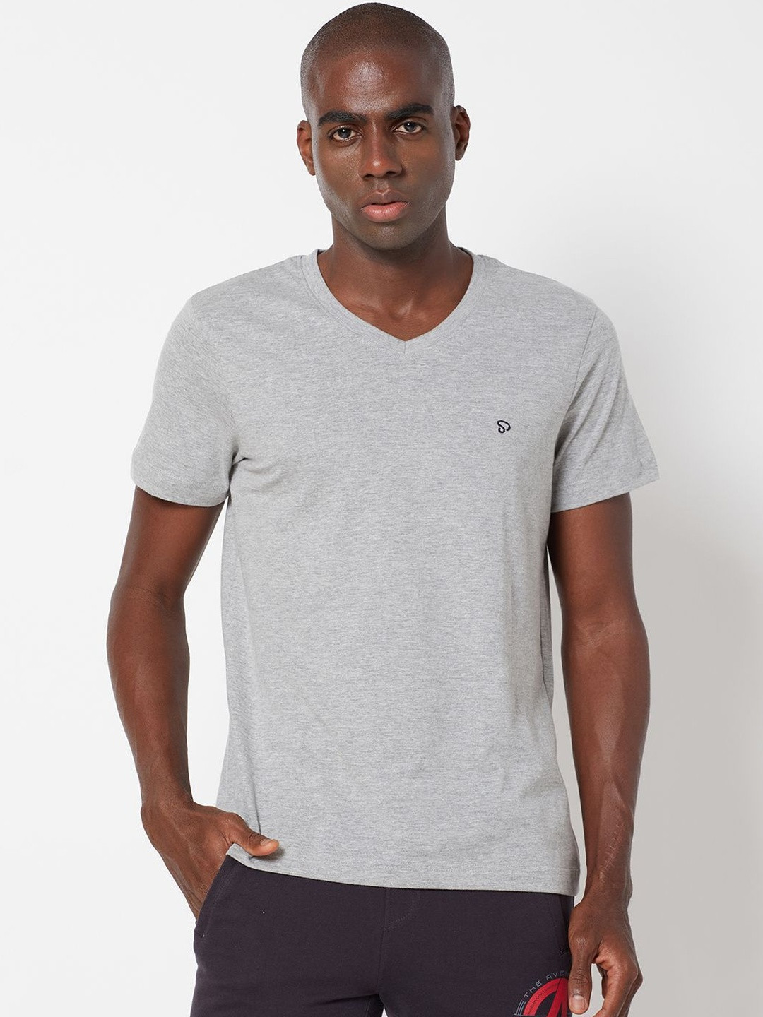 MACHO Cotton V-Neck T-shirt