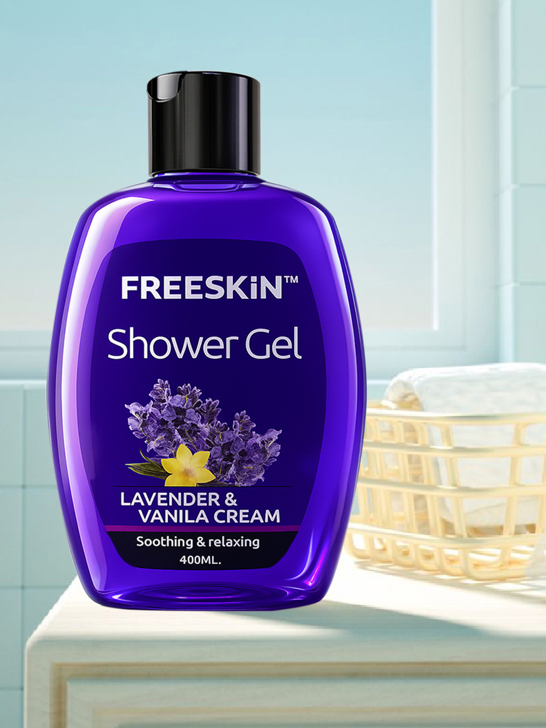 Freeskin Lavender Shower Gel- 400 ml
