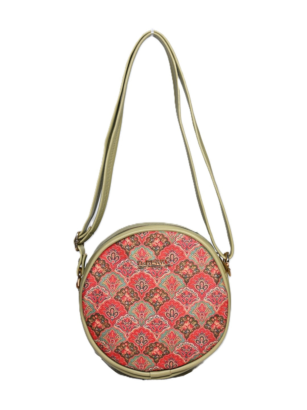 Donicy Ethnic Motifs Printed PU Sling Bag
