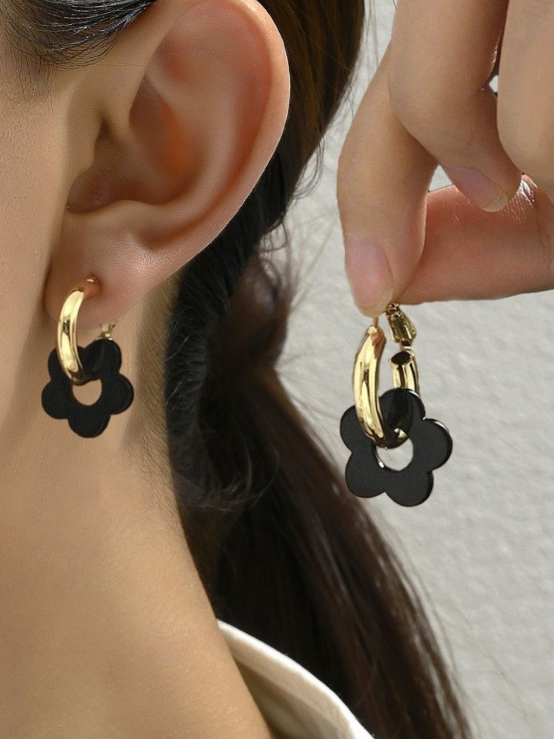 StyleCast x Revolte Circular Hoop Earrings