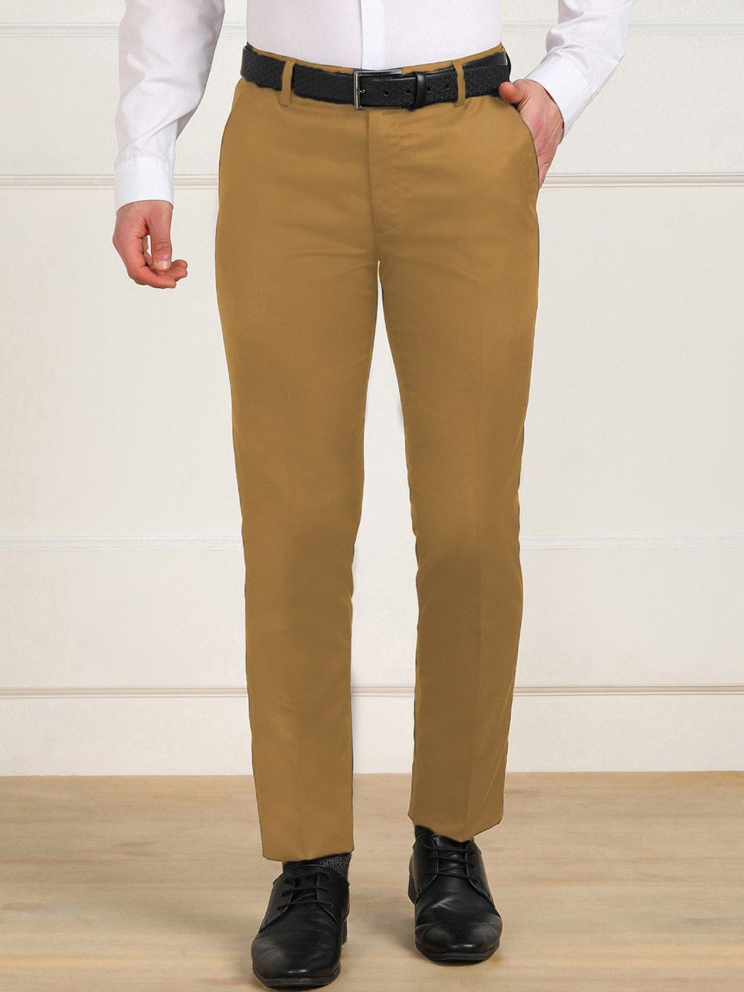 STREETVIBES Men Smart Trousers