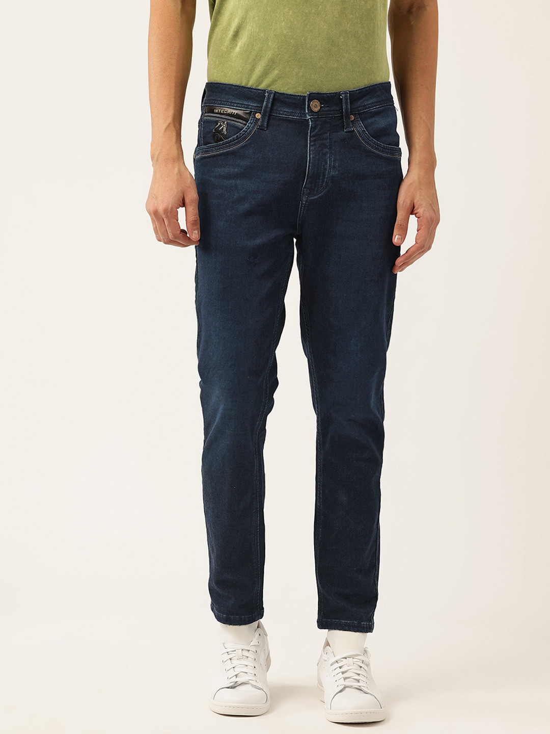 Integriti Men Smart Javelin Fit Mid-Rise Light Fade Stretchable Jeans