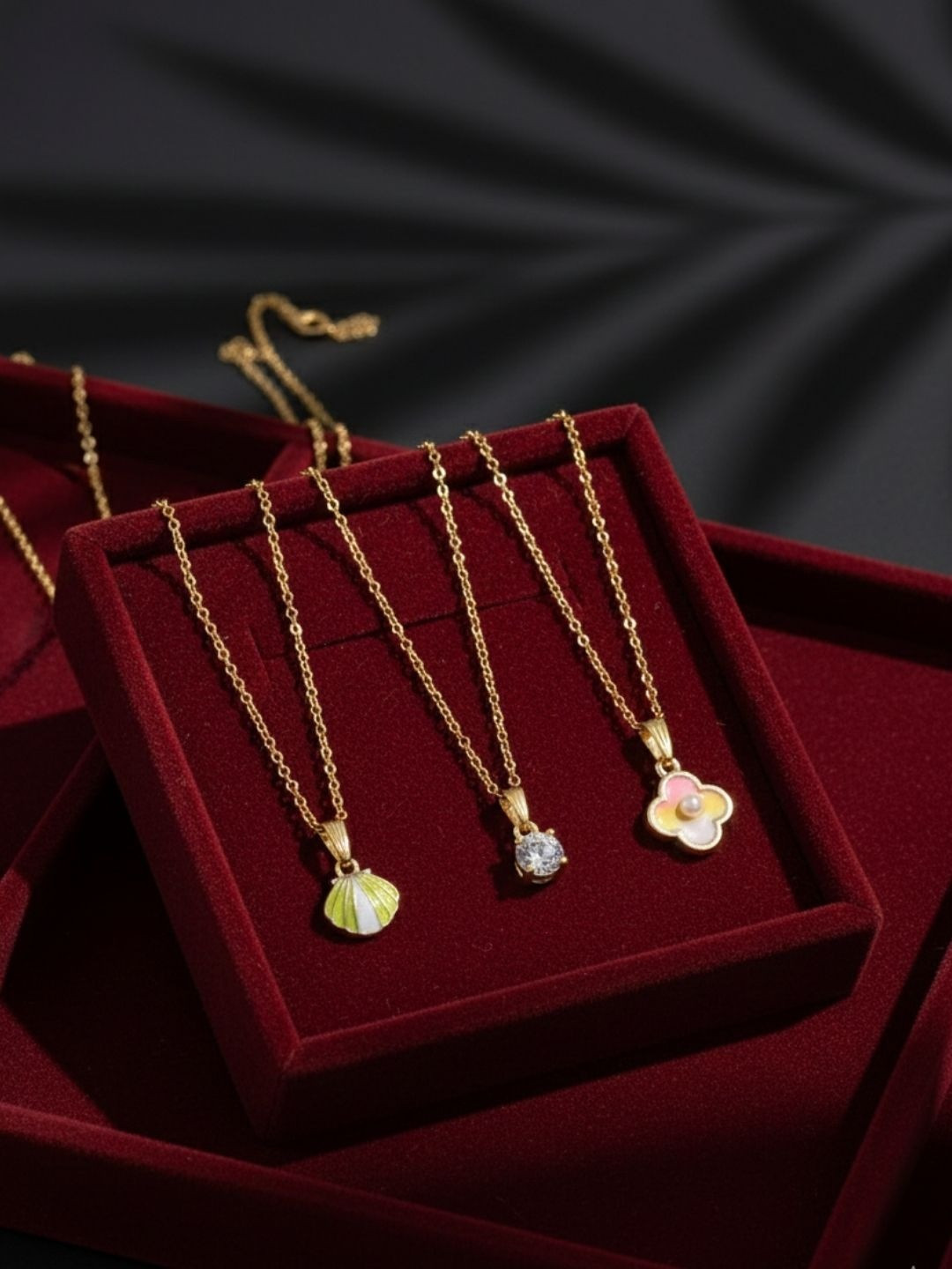 SZN Brass Gold-Plated Necklace