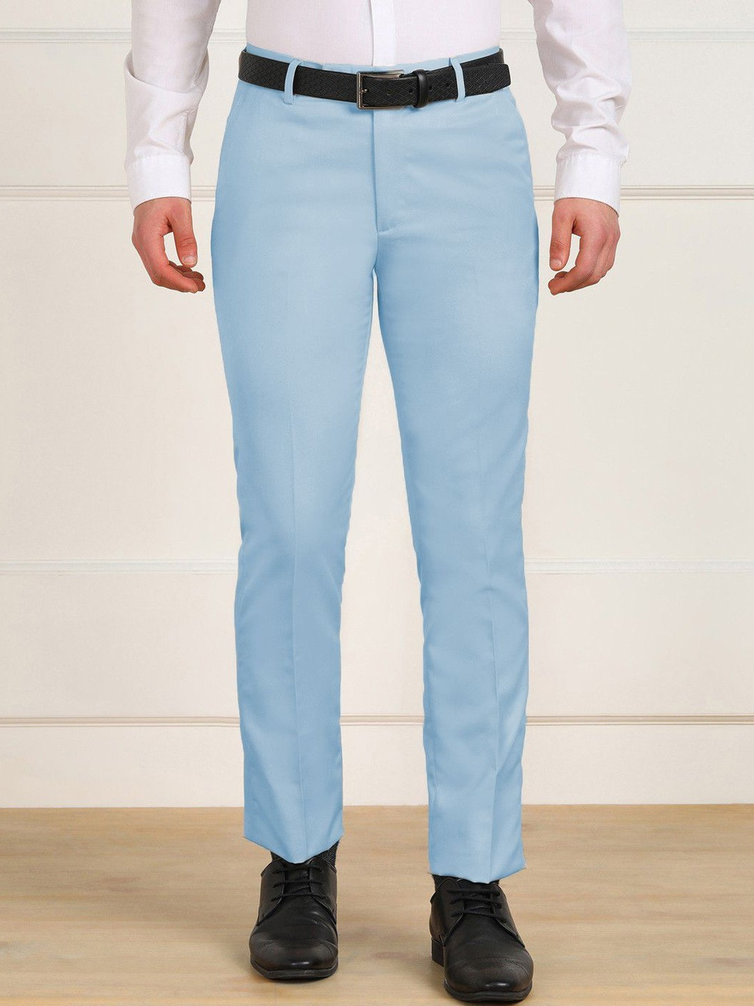 STREETVIBES Men Smart Trousers