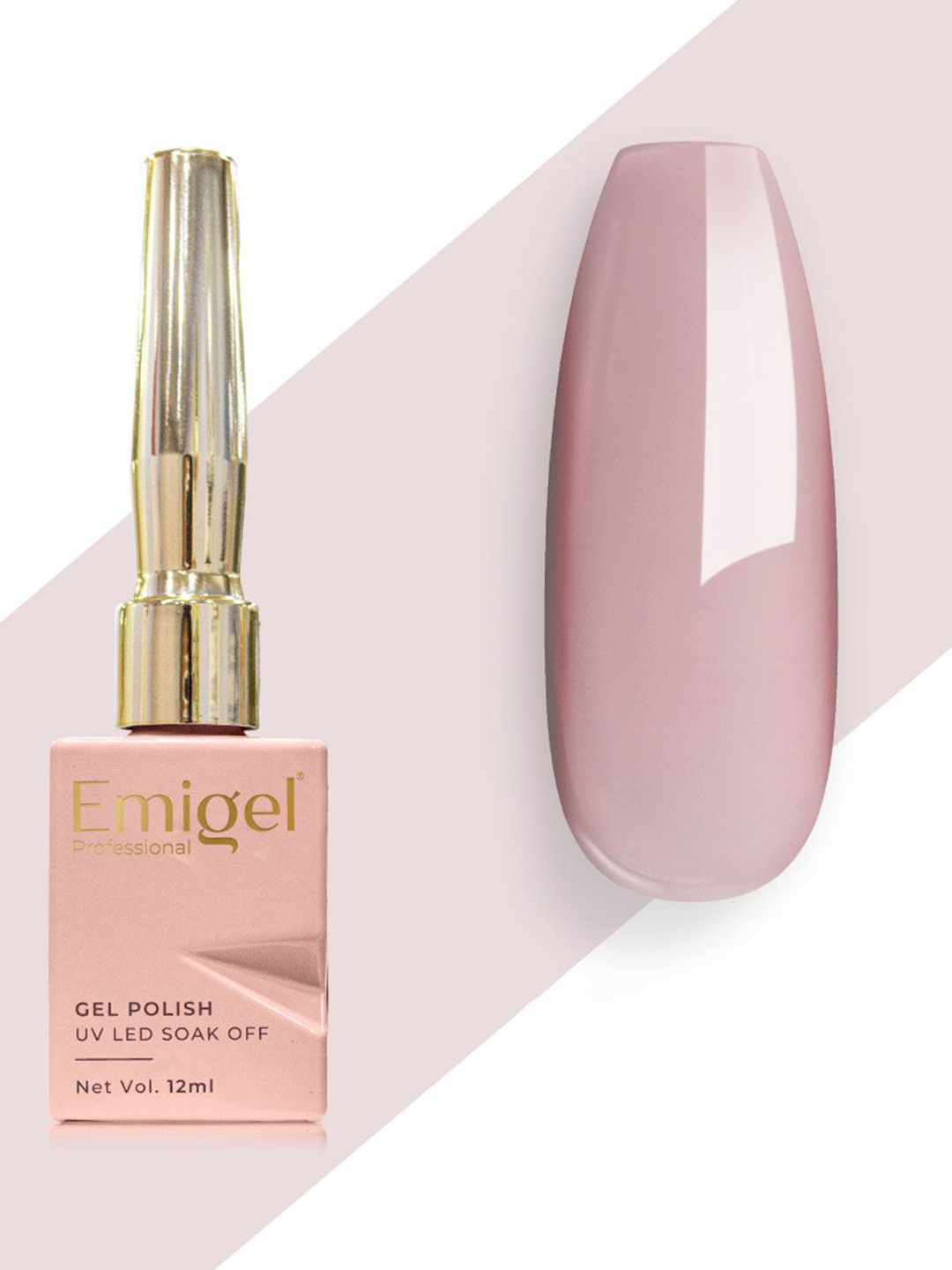 Emigel PROFESSIONAL UV LED Soak Off Gel Nail Polish - 12 ml - Lilac Grey E001