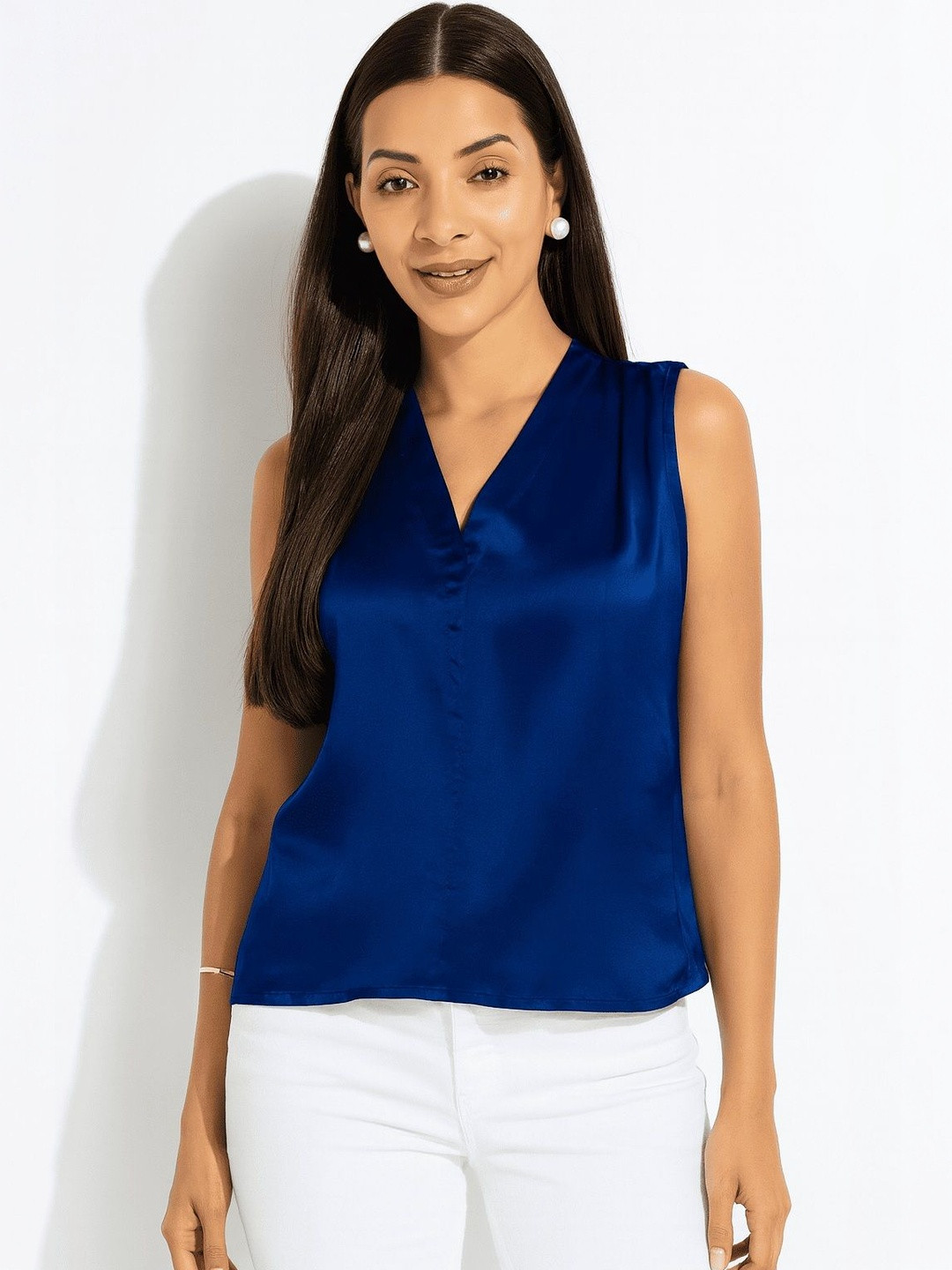 TRUSTROW Satin Top