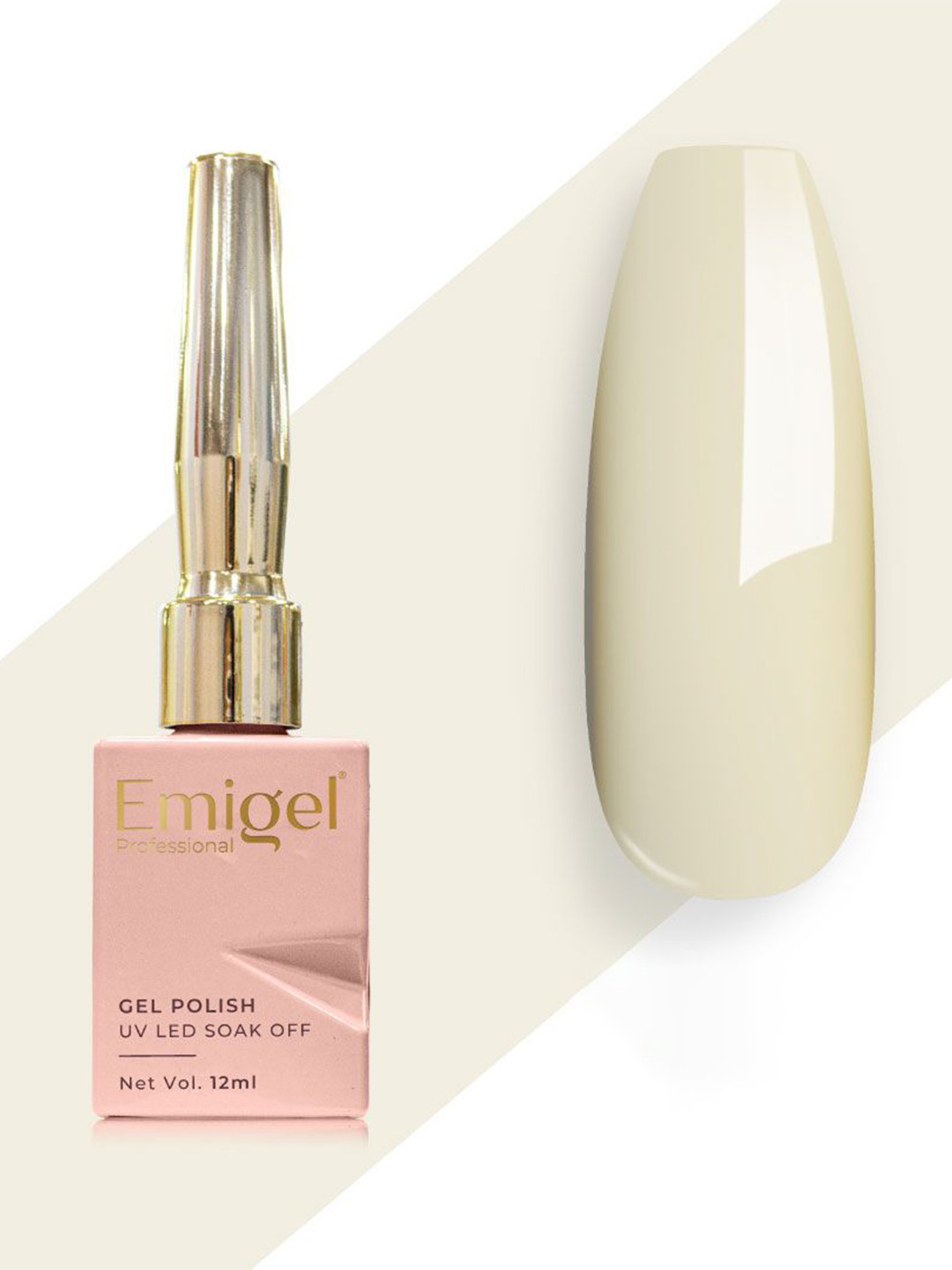 Emigel PROFESSIONAL UV LED Soak Off Gel Nail Polish - 12 ml - Mercury White E029