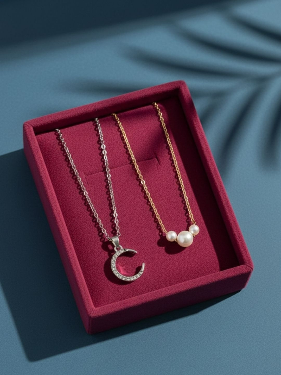 SZN Brass Silver-Plated Layered Necklace