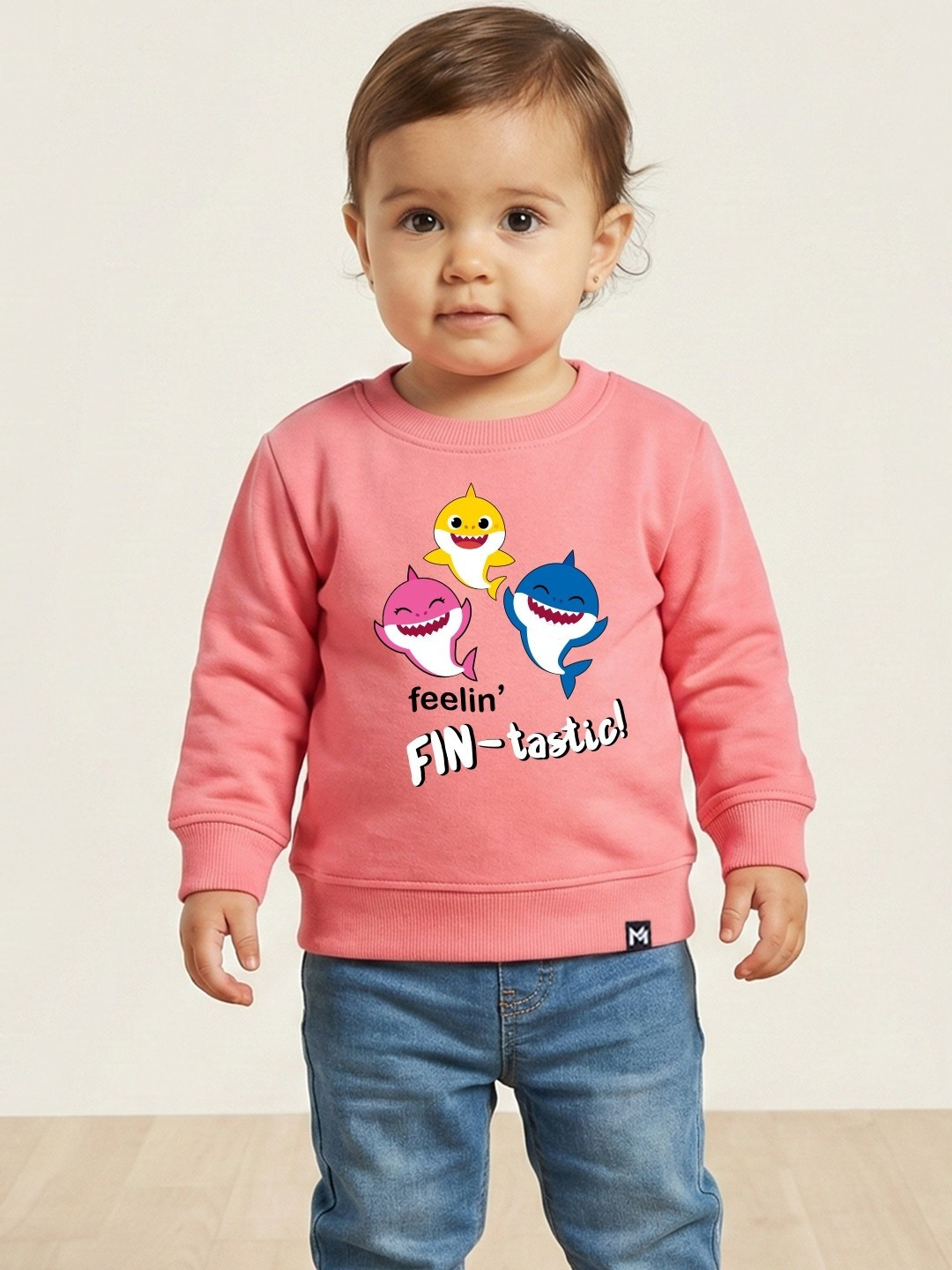 YK X Minute Mirth Infant Girls Printed Sweatshirt