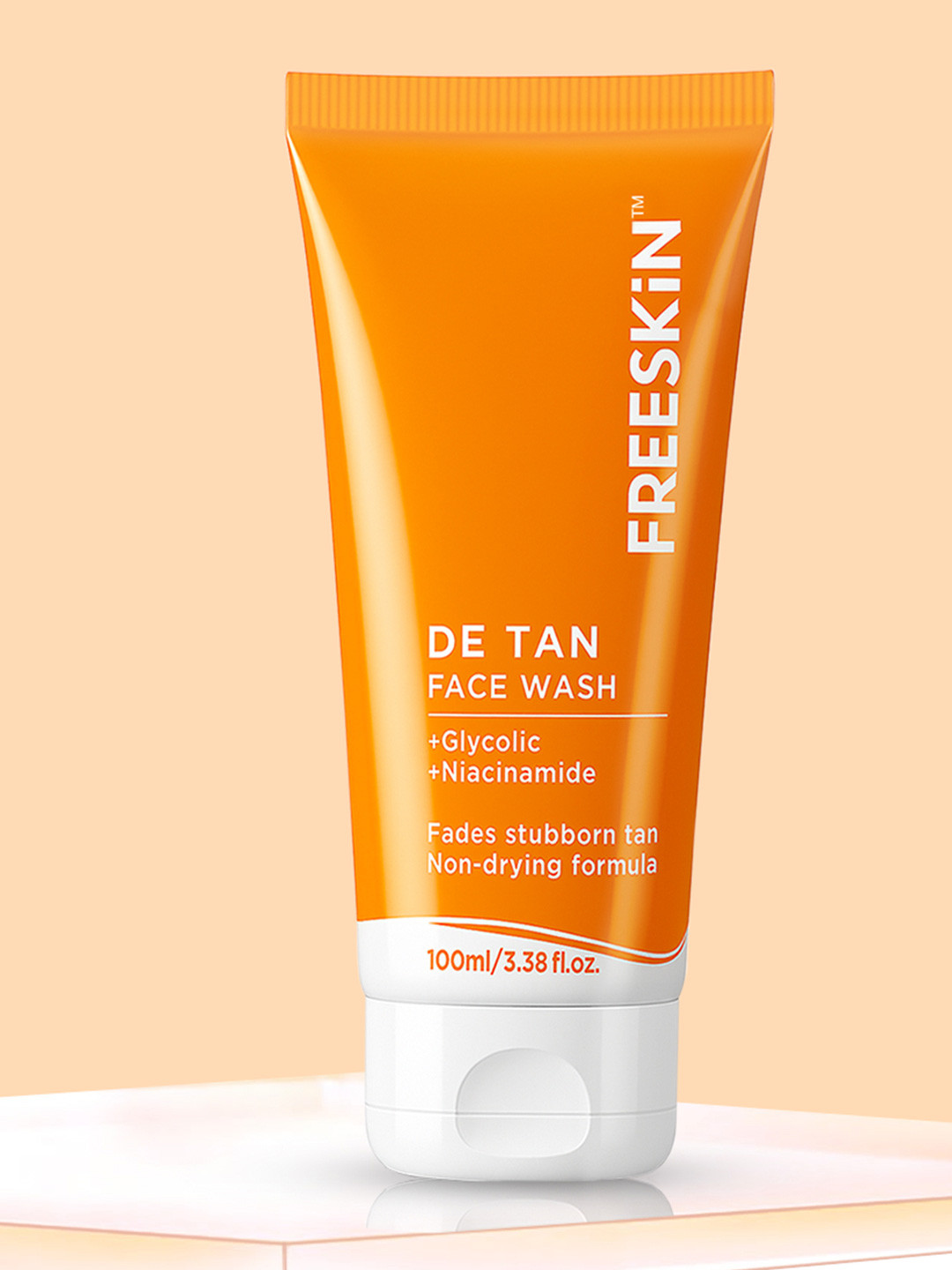 Freeskin De Tan Face Wash With Glycolic & Niacinamide - 100 ml
