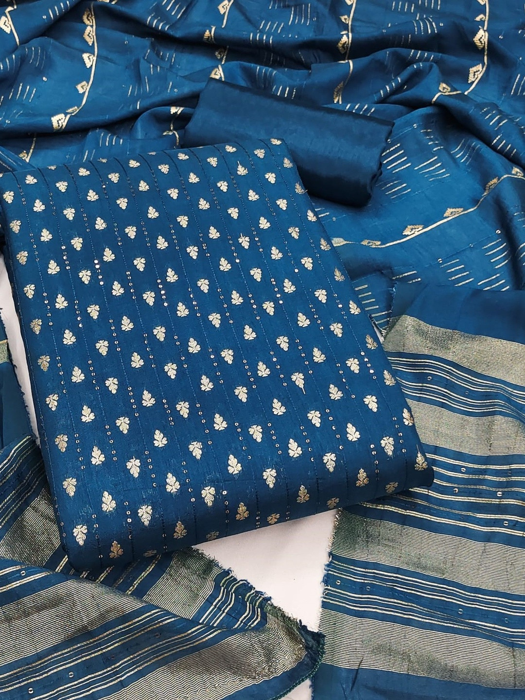 KALINI Printed Unstitched Dress Material