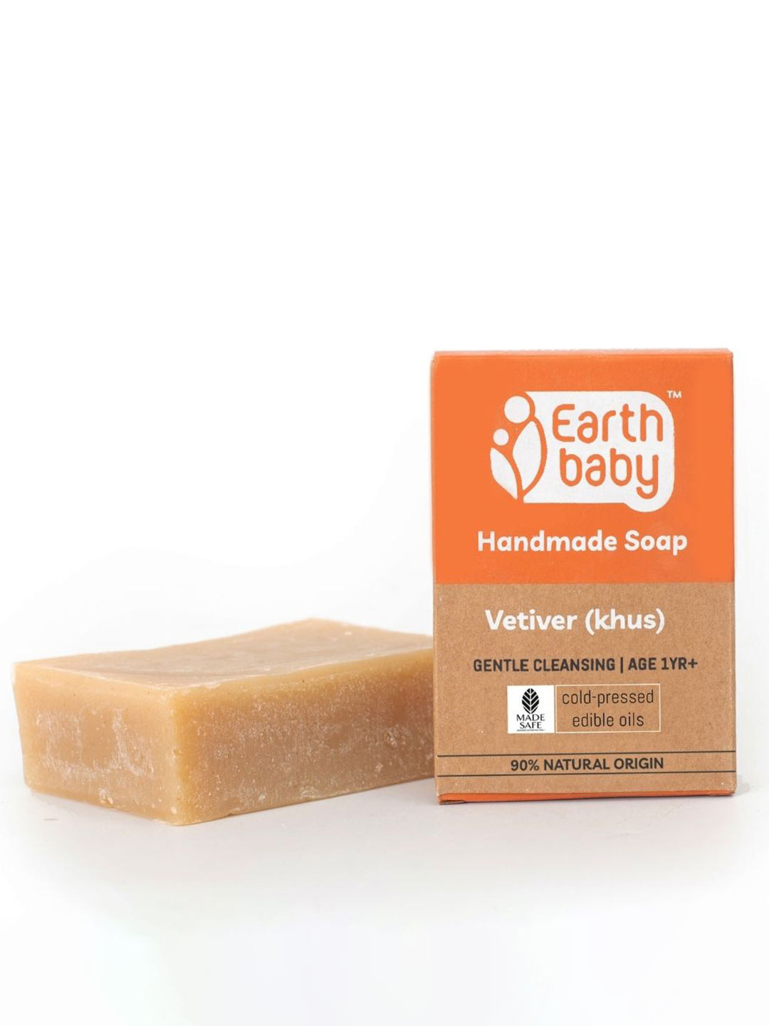 earthbaby Vetiver Soap 90% Natural Origin 100g