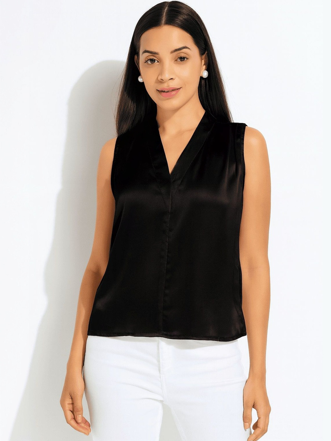 TRUSTROW Satin Top