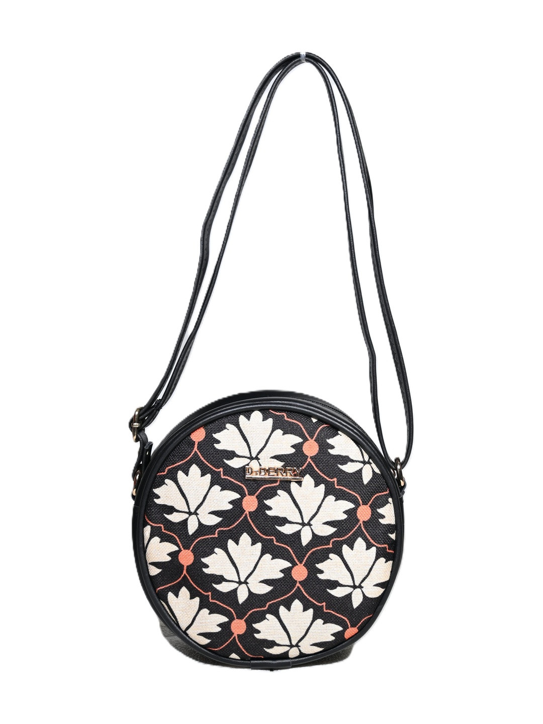 Donicy Floral Printed PU Sling Bag