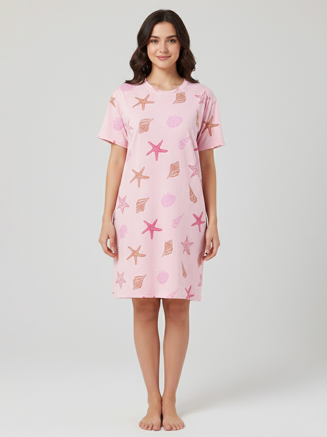 YOROKO Printed Nightdress