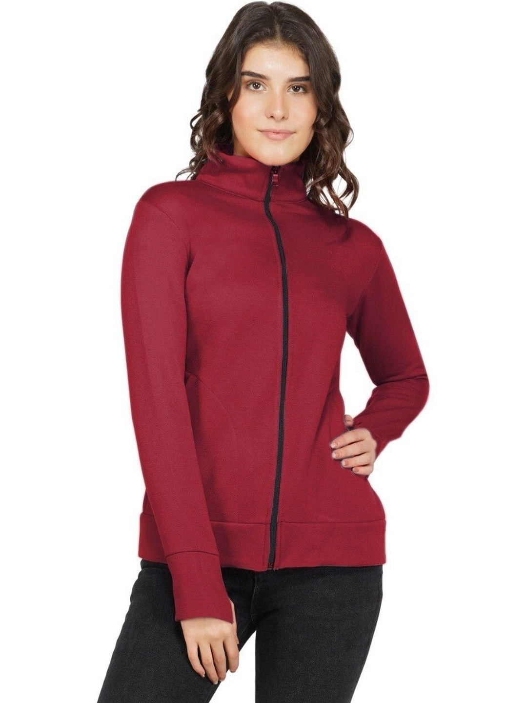 PALOMI Women Fleece Lightweight Training or Gym Sporty Jacket
