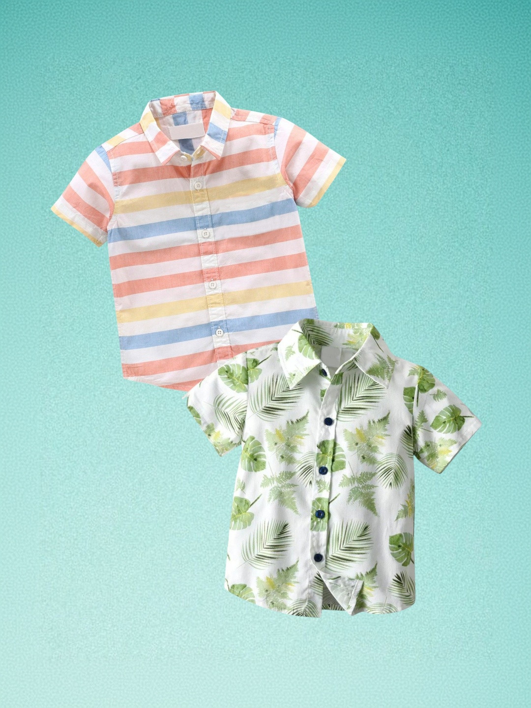 AMBARDI FASHION Boys Classic Multi Stripes Printed Casual Shirt
