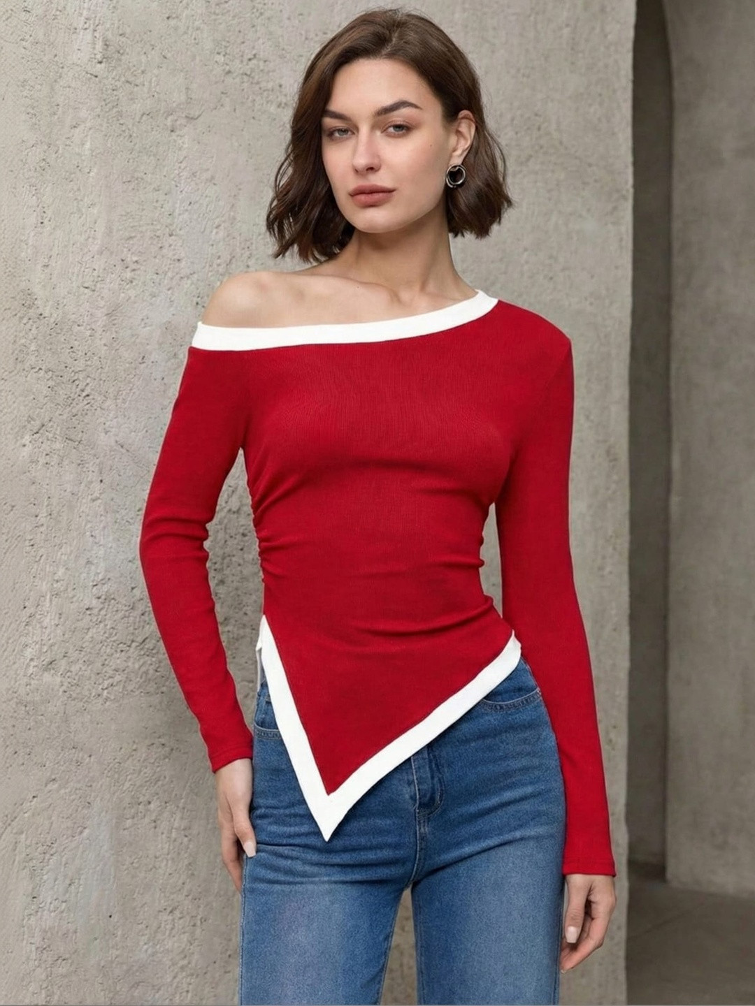 ZYNG One Shoulder Top