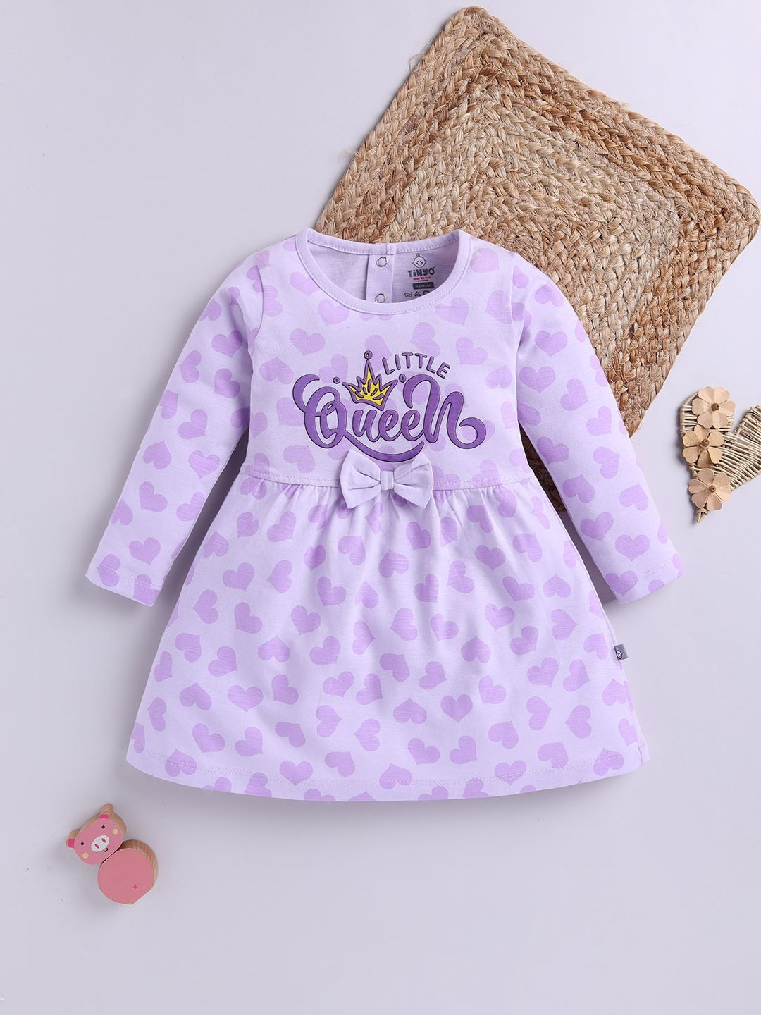YK X Tinyo Print A-Line Dress