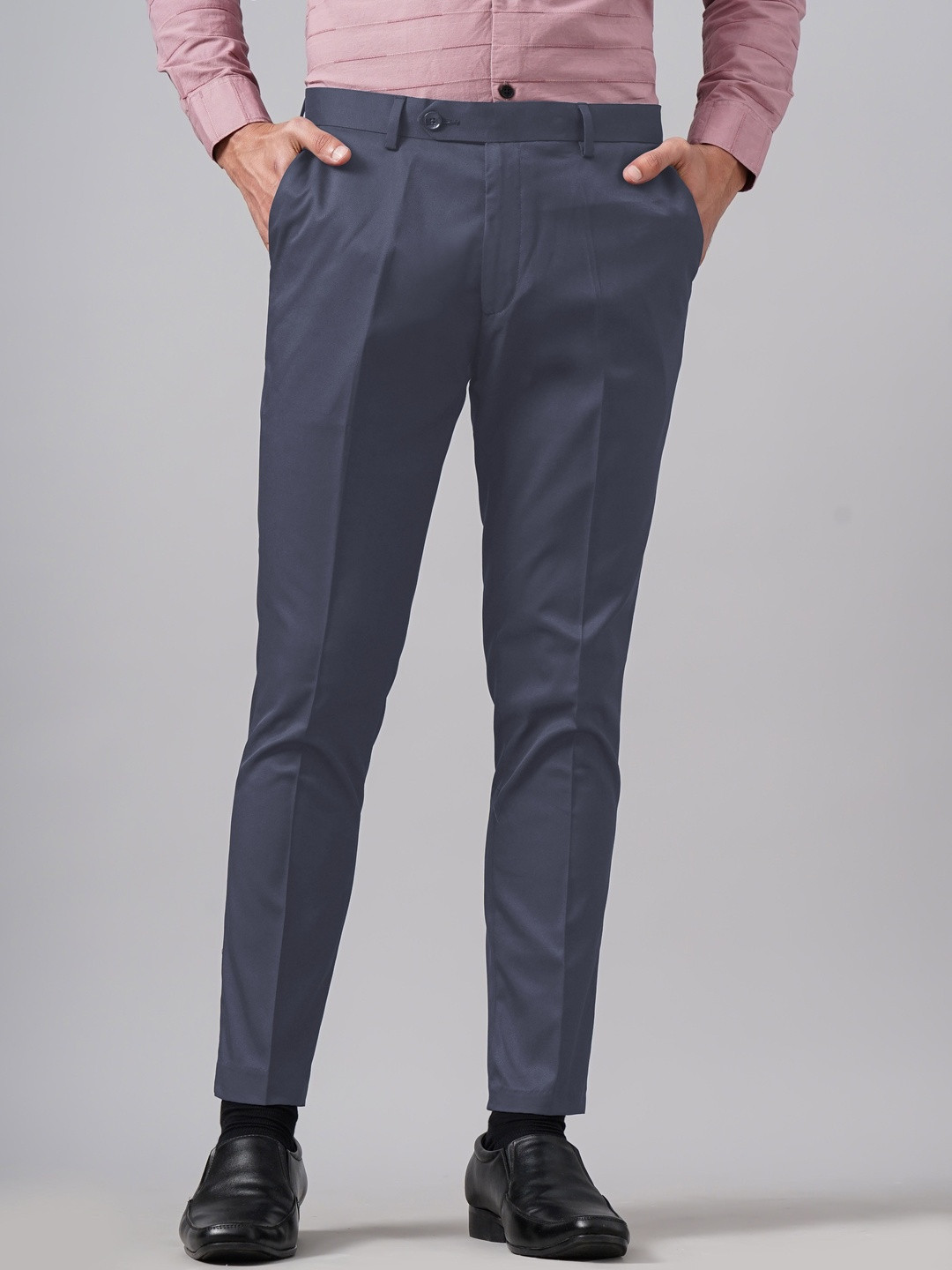 STREETVIBES Men Smart Trousers