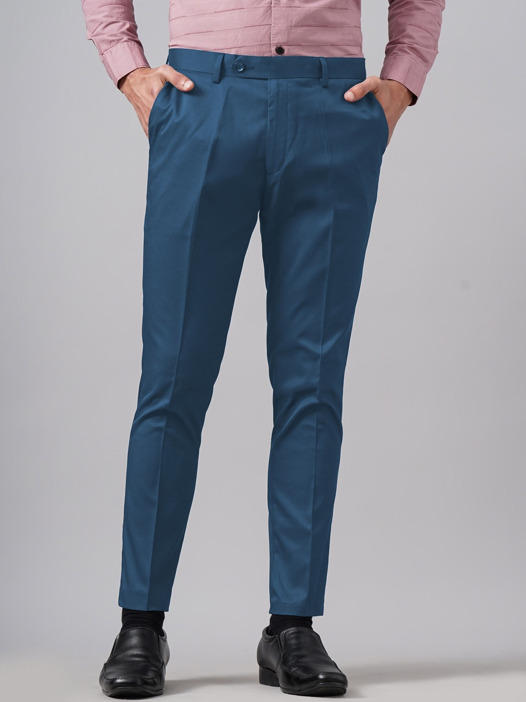 STREETVIBES Men Smart Trousers
