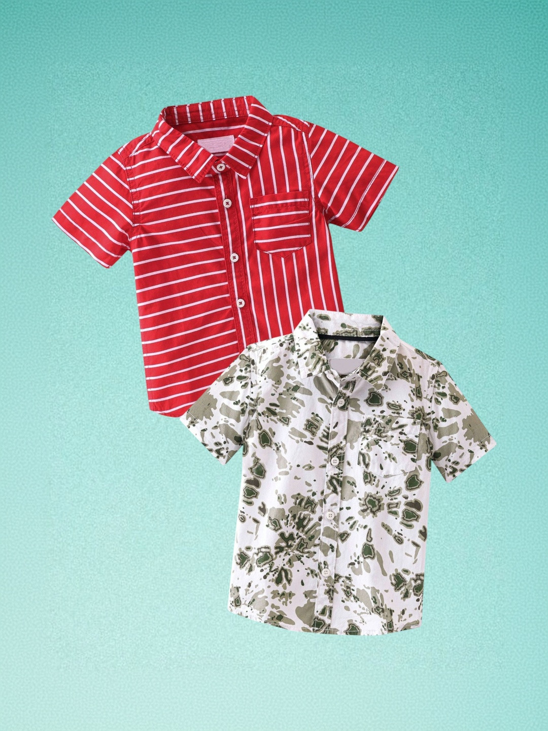 AMBARDI FASHION Boys Classic Printed Casual Shirt