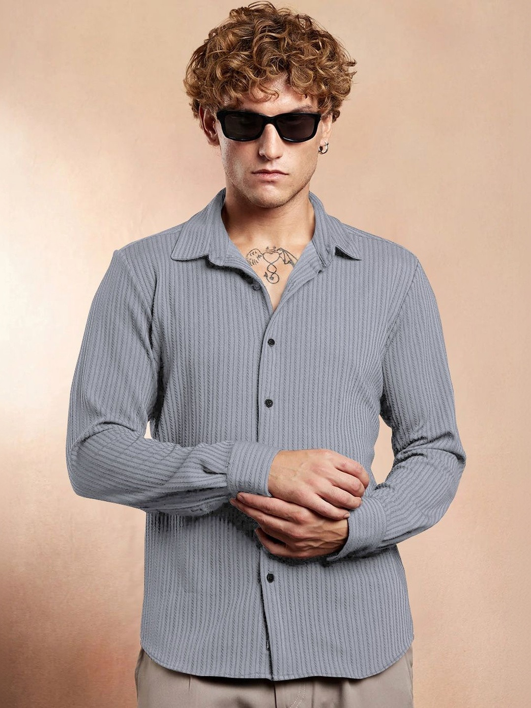 KAJARU Men Classic Casual Shirt