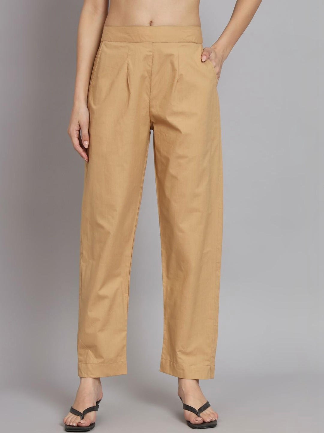REAM Women Relaxed Loose Fit Trousers