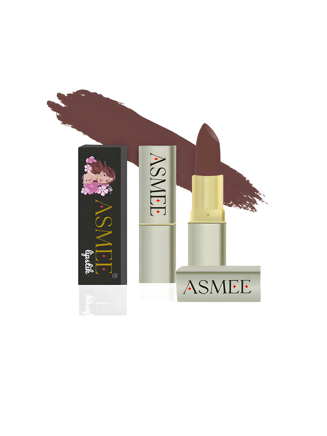 ASMEE Long Lasting & Non Transfer Matte Lipstick 4.2g - Espresso DI-0203