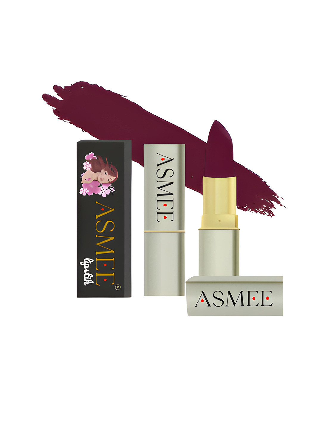 ASMEE Long Lasting & Non Transfer Matte Lipstick - Mulberry DI-0206