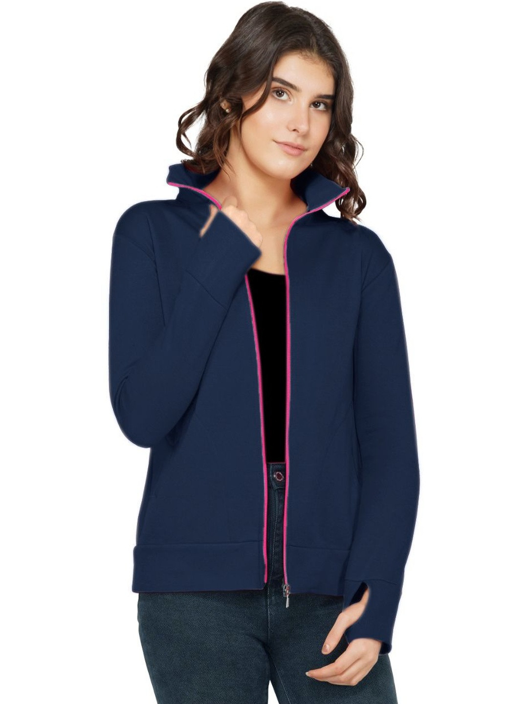 PALOMI Women Fleece Lightweight Sporty Jacket