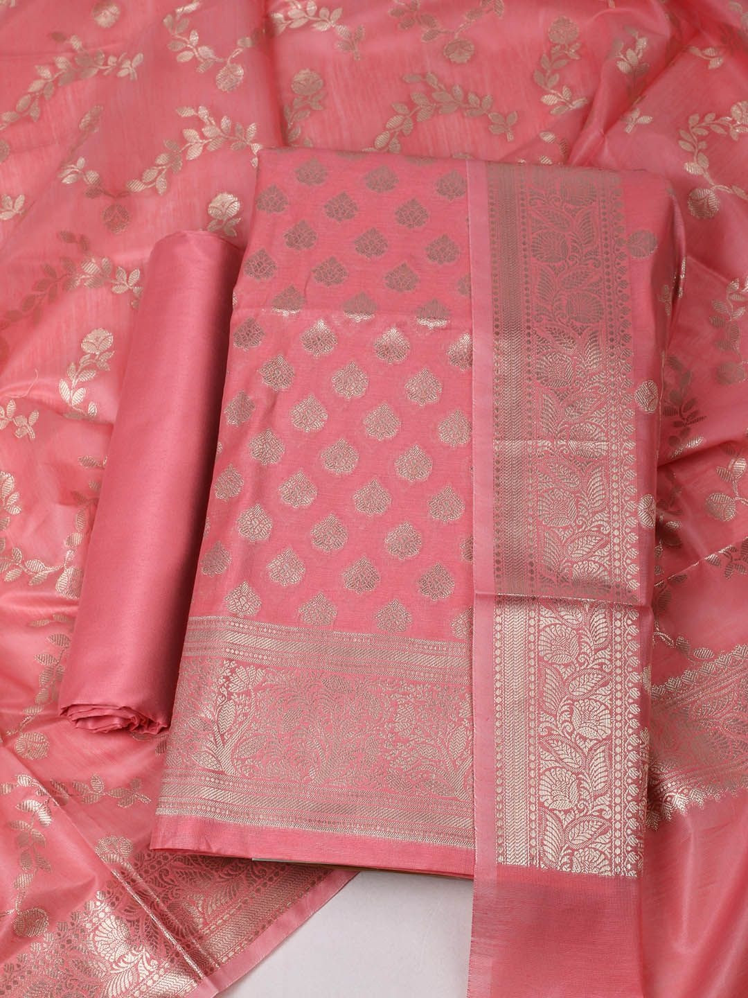Meena Bazaar Unstitched Dress Material