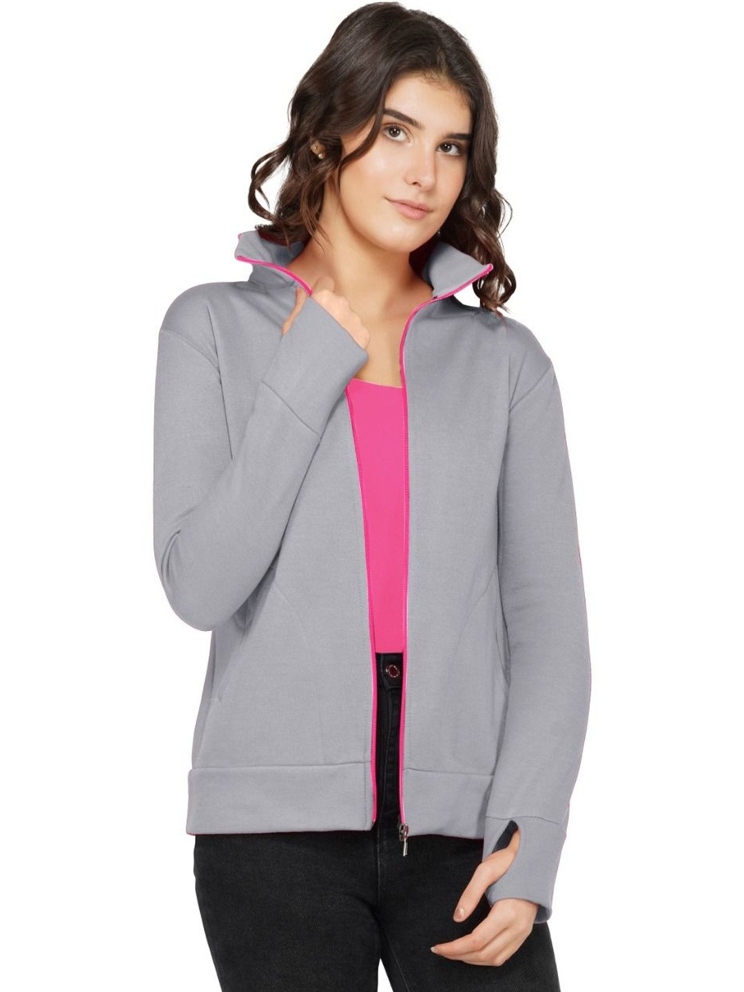 PALOMI Women Fleece Sporty Jacket