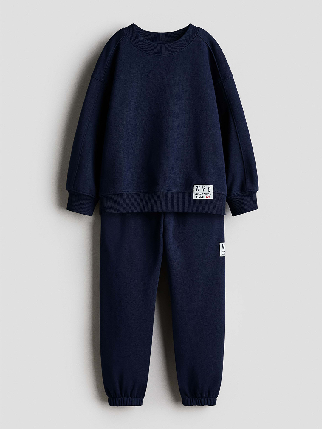 H&M 2-Piece Motif-Detail Sweatshirt Set