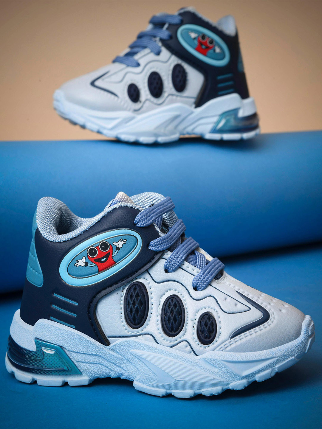 KINGS&QUEENS Unisex Kids Colourblocked Sneakers
