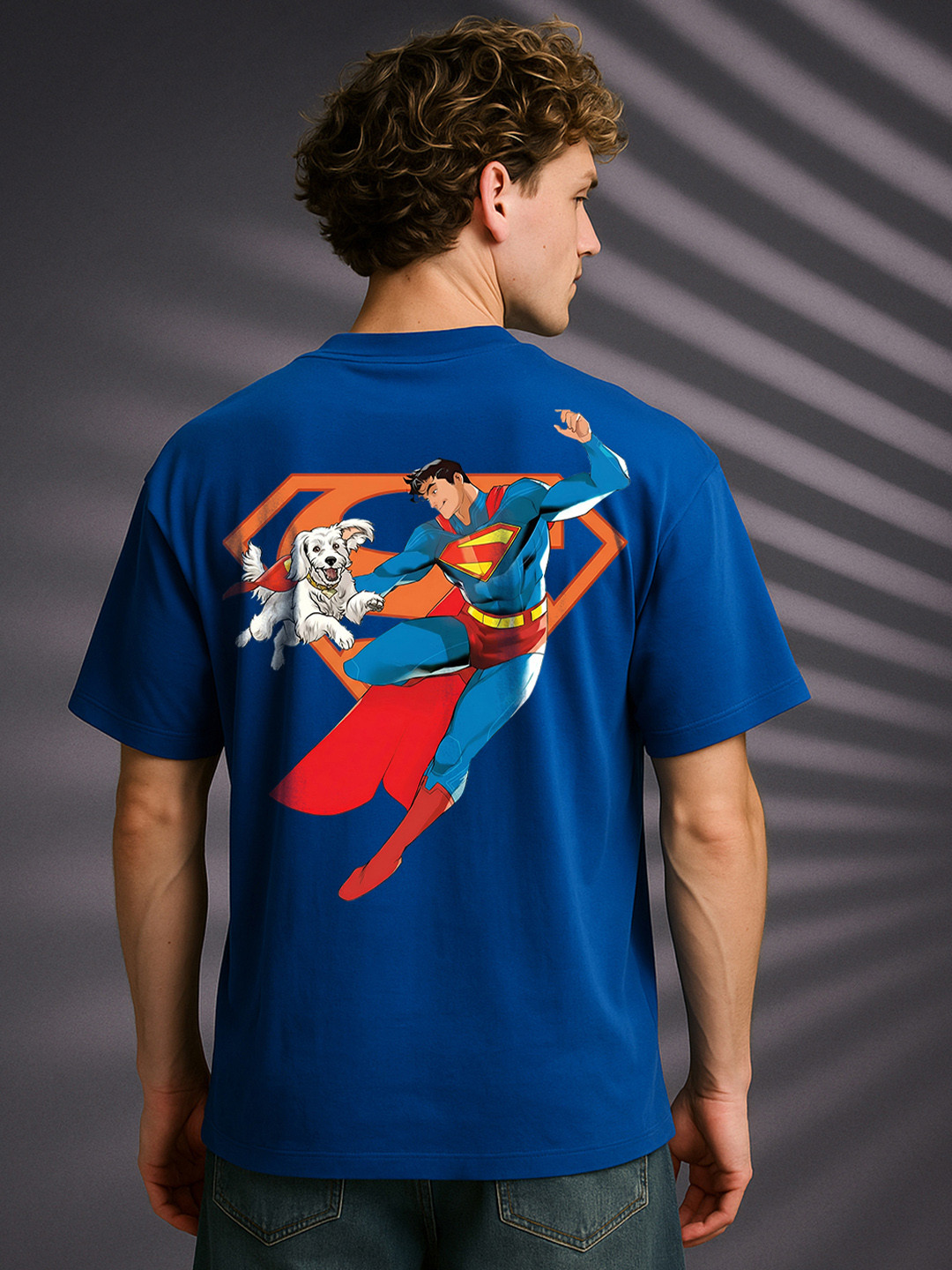 BDSQUARE Men Superman Printed T-shirt