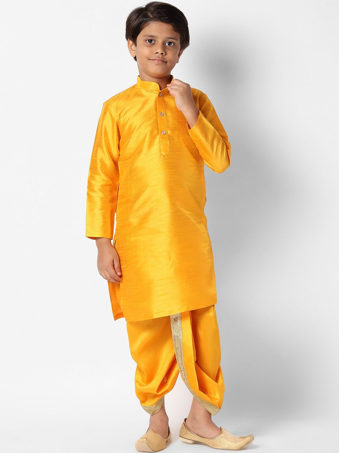 Uri and MacKenzie Boys Regular Kurta with Dhoti Pants