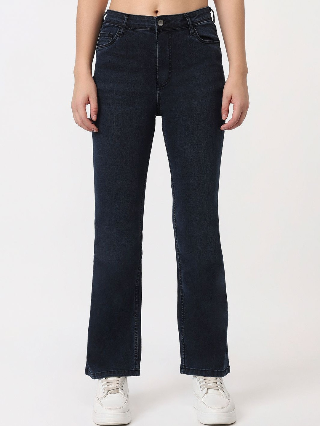 Kraus Jeans Women Flared High-Rise Jeans