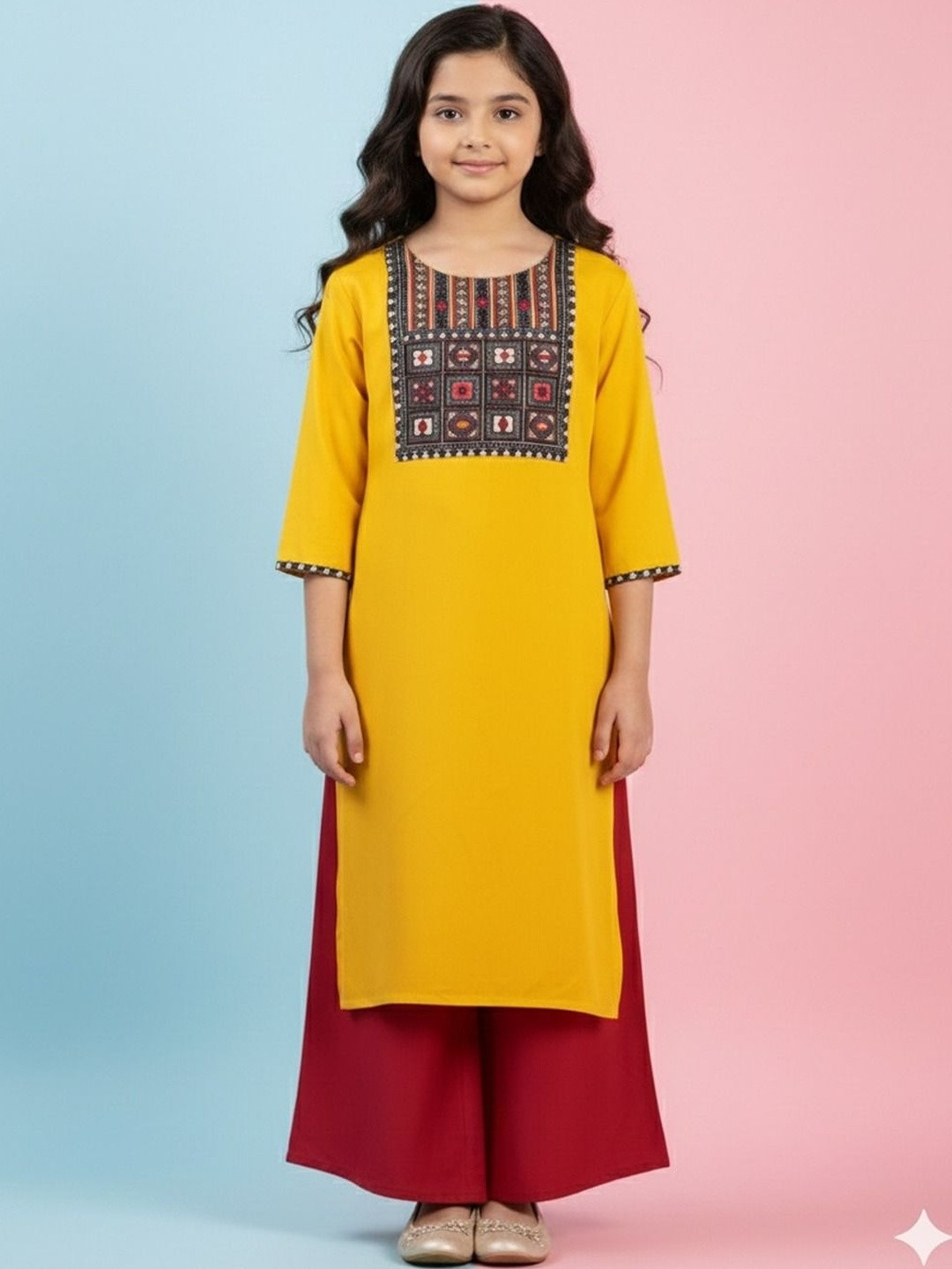 Aarika Geometric Printed Pure Cotton Kurti