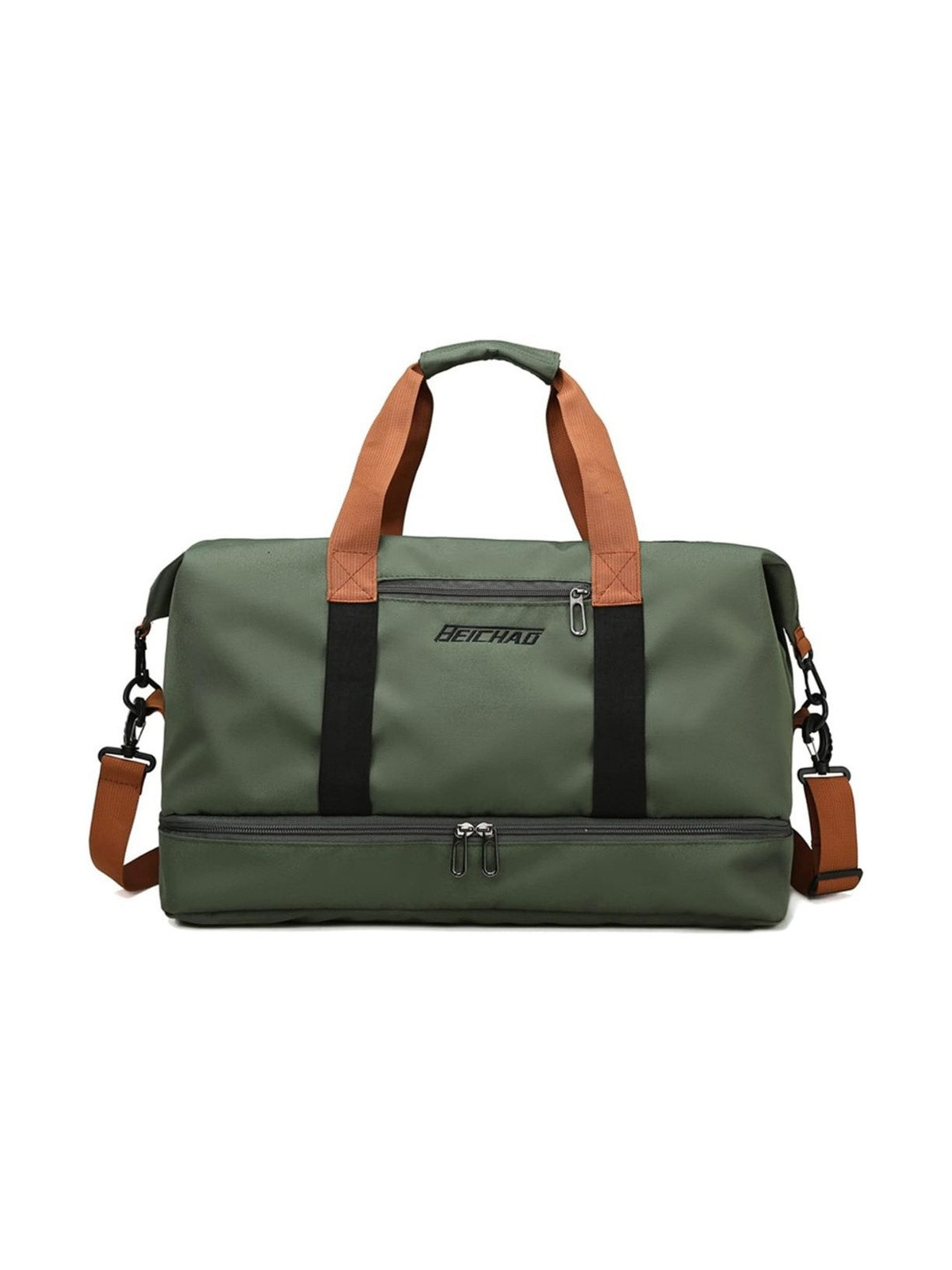 SWISS HORN Foldable Casual Duffel Bag With Separate Shoe Compartment