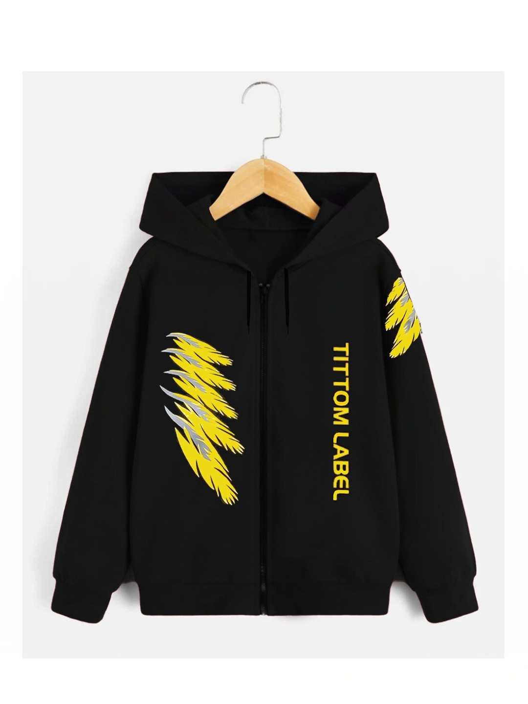TITTOM Boys Printed Hooded Sweatshirt